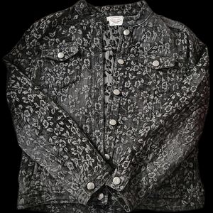 Spenny Lane Streetwear Wearable Art Handcrafted Denim Jacket Sz M